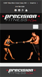 Mobile Screenshot of precisionfitnessandspa.com